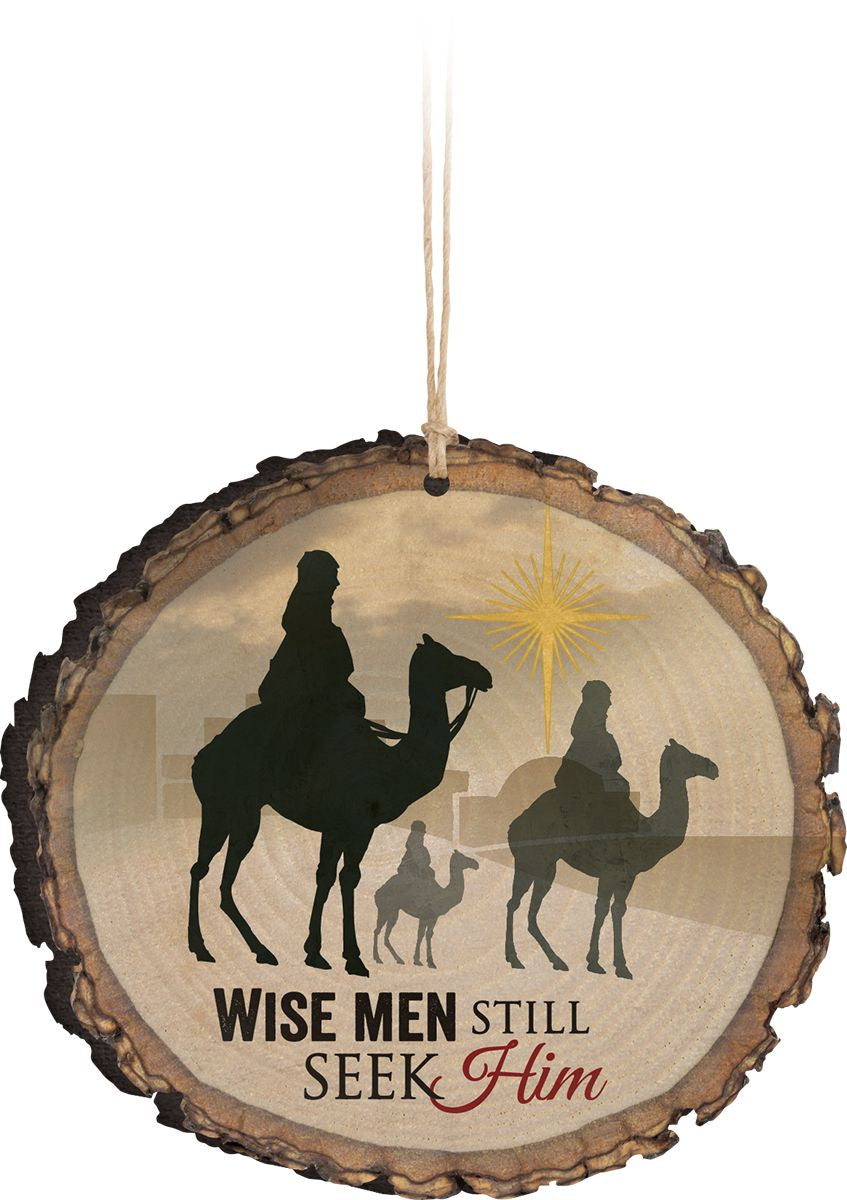 Wisemen Barky Ornament