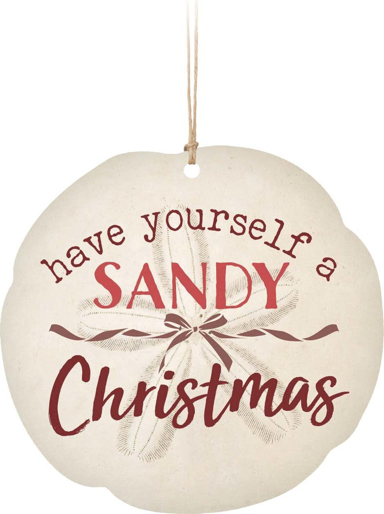 Have Yourself A Sandy Little Christmas Ornament