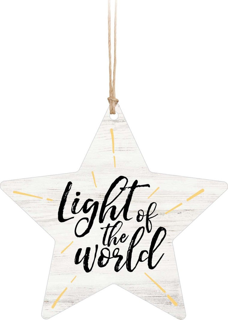 Light Of The World Star Ornament