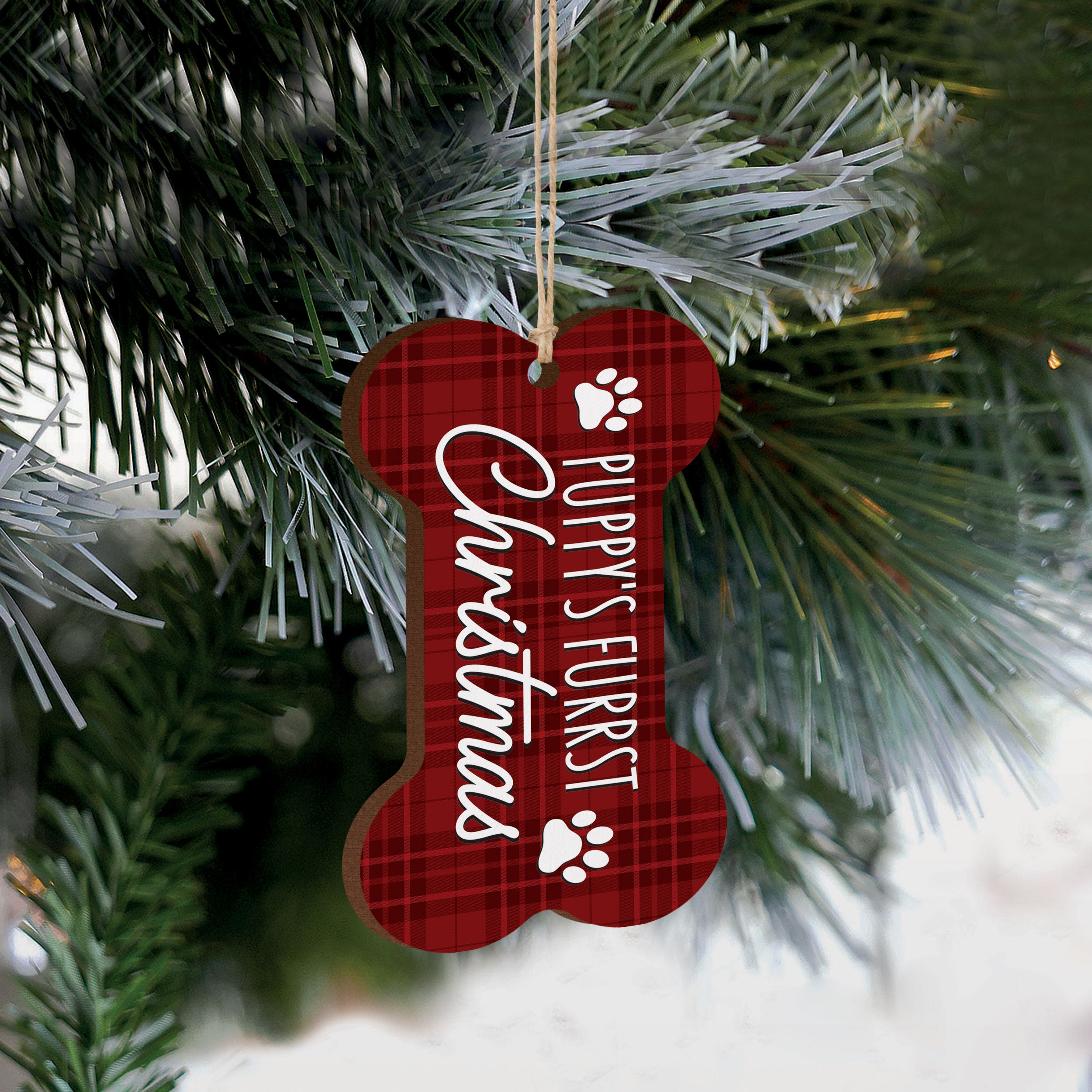 Puppy's Furrst Christmas Ornament