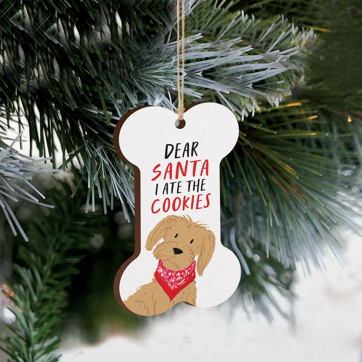 Dear Santa I Ate The Cookies Ornament
