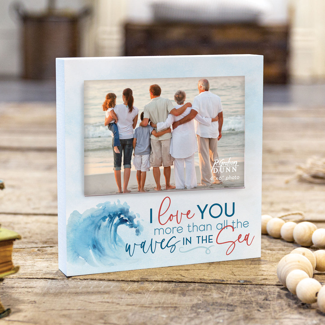 I Love You More Than All The Waves In The Sea Photo Frame (4x6 Photo)