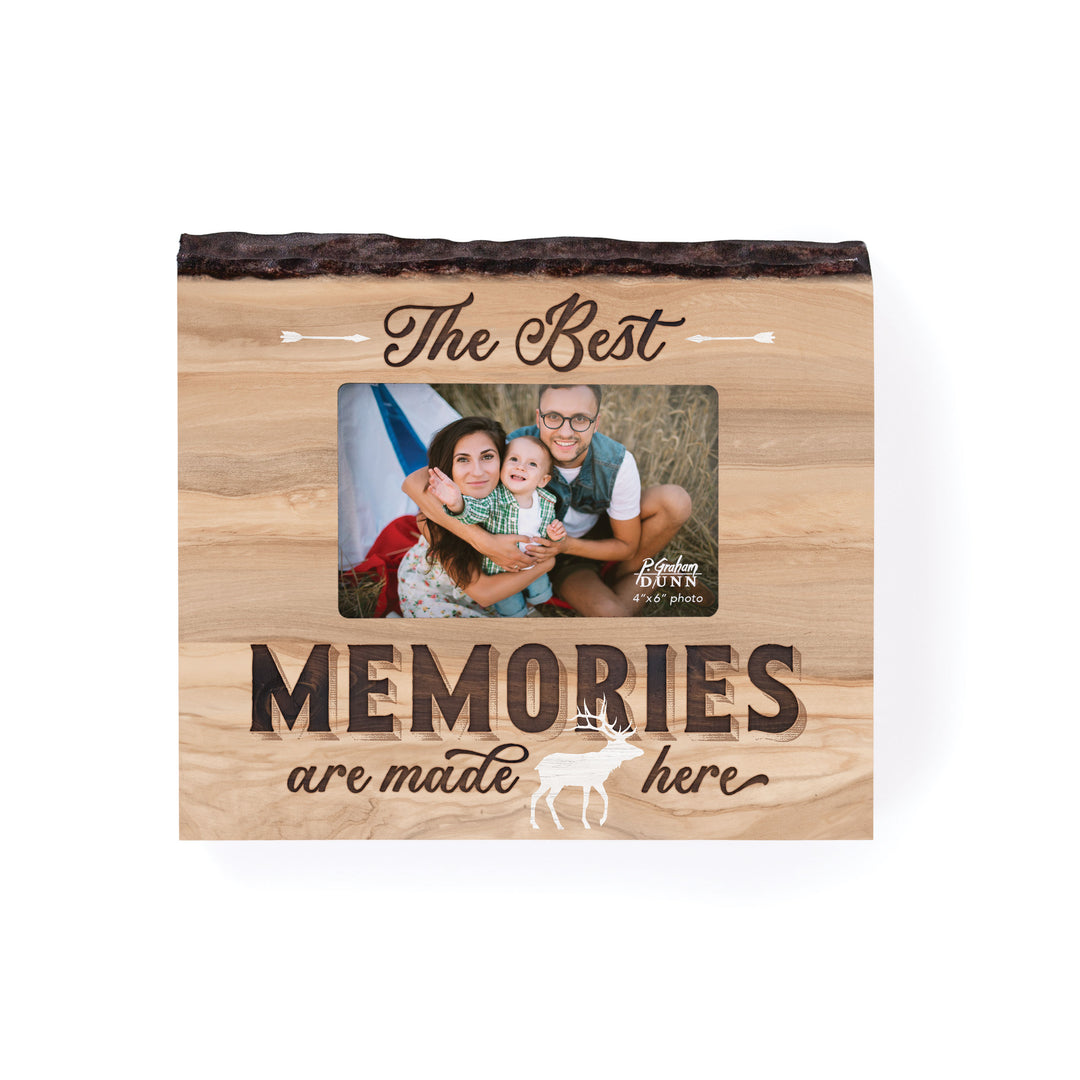 The Best Memories Are Made Here Barky Photo Frame (4x6 Photo)