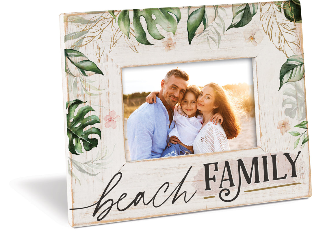 Beach Family Photo Frame (4x6 Photo)