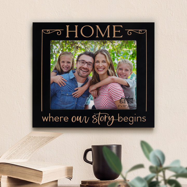 Home Is Where Our Story Begins Photo Frame (8x10 Photo)