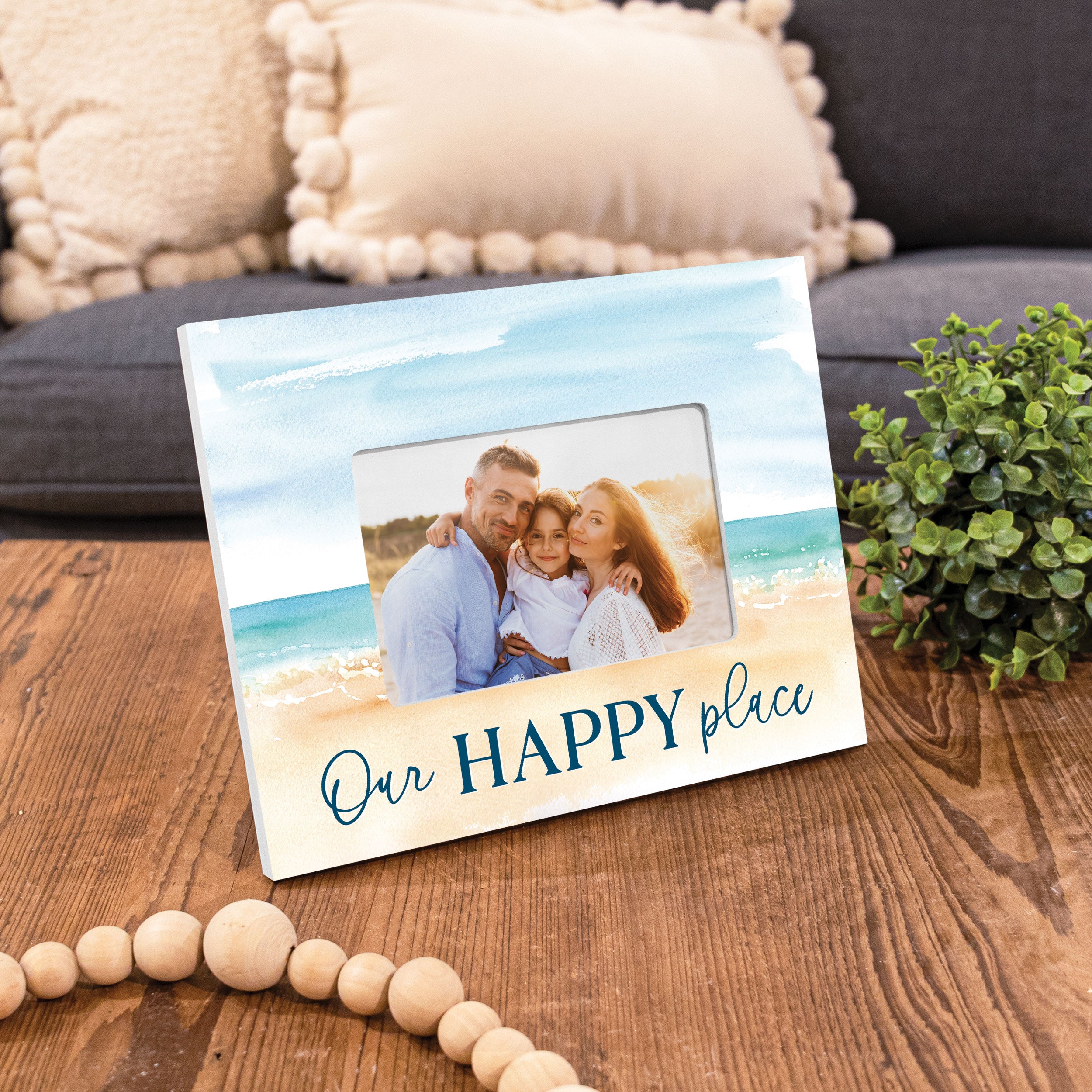 Our Happy Place Photo Frame (4x6 Photo)