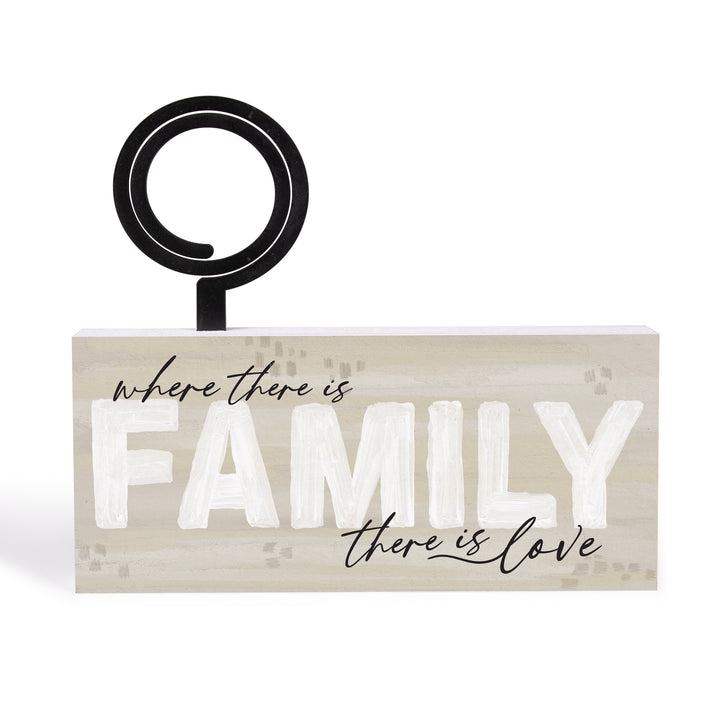 Where There Is Family There Is Love Photo Frame