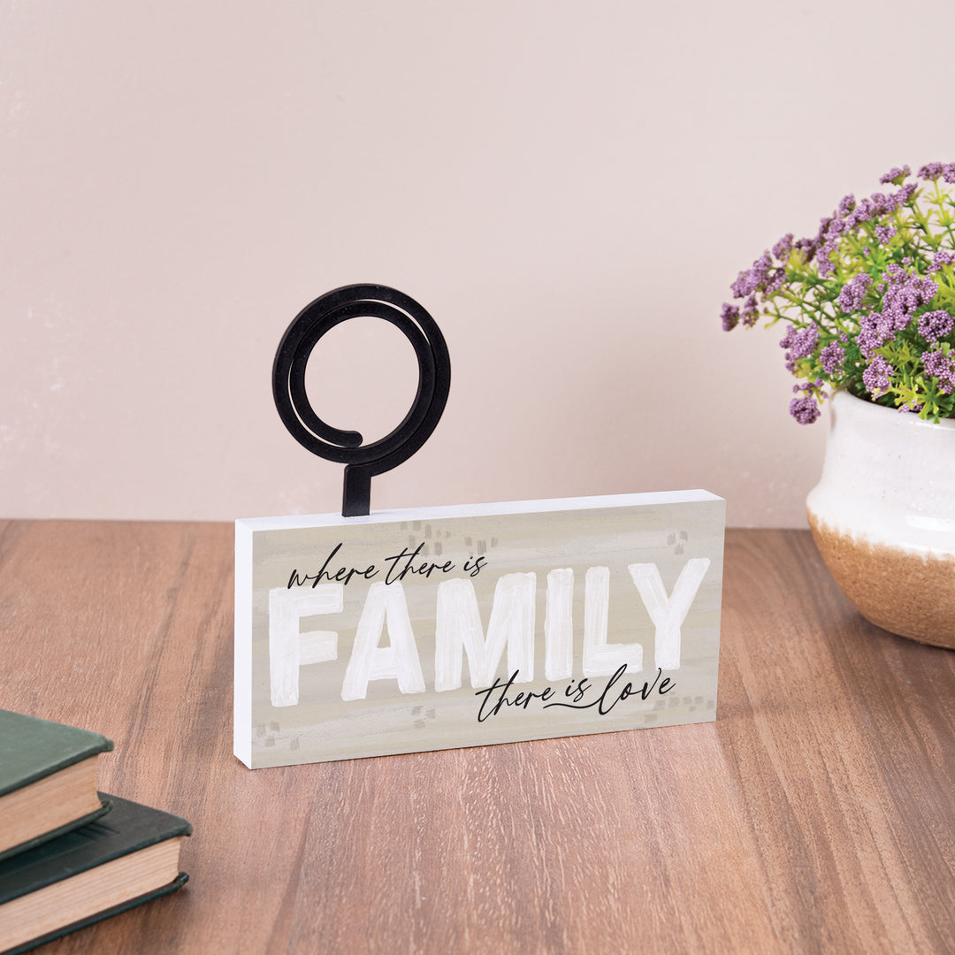 Where There Is Family There Is Love Photo Frame
