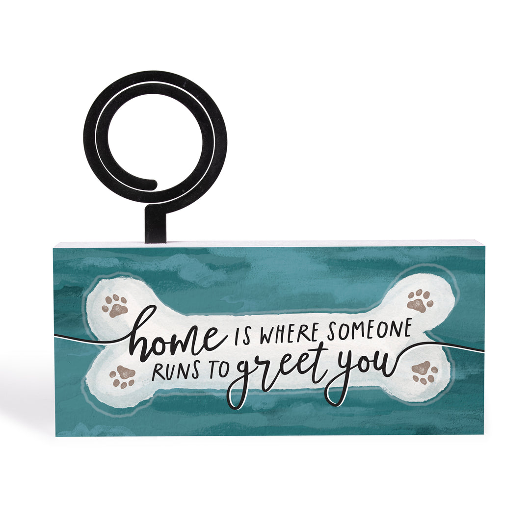 Home Is Where Someone Runs To Greet You Photo Frame