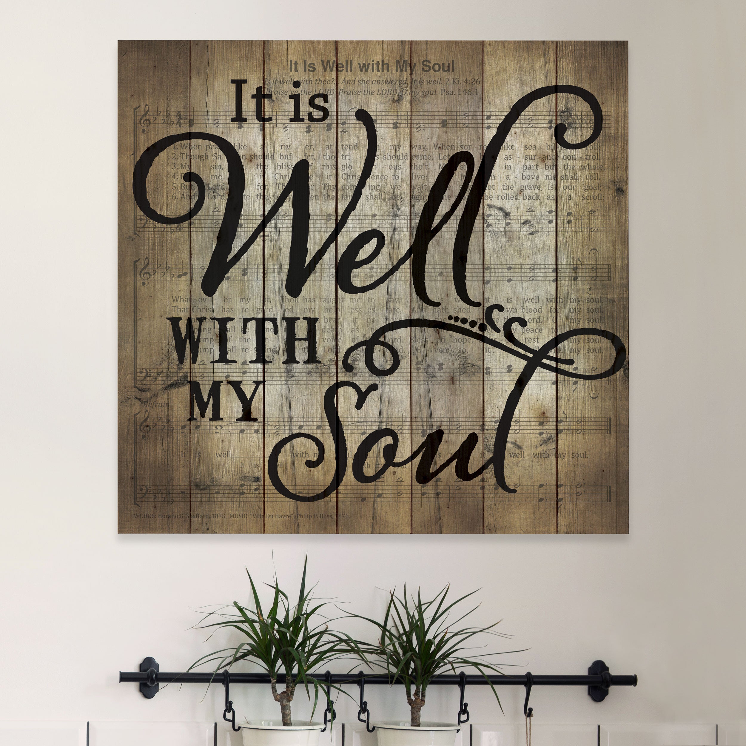 It Is Well With My Soul Pallet Décor