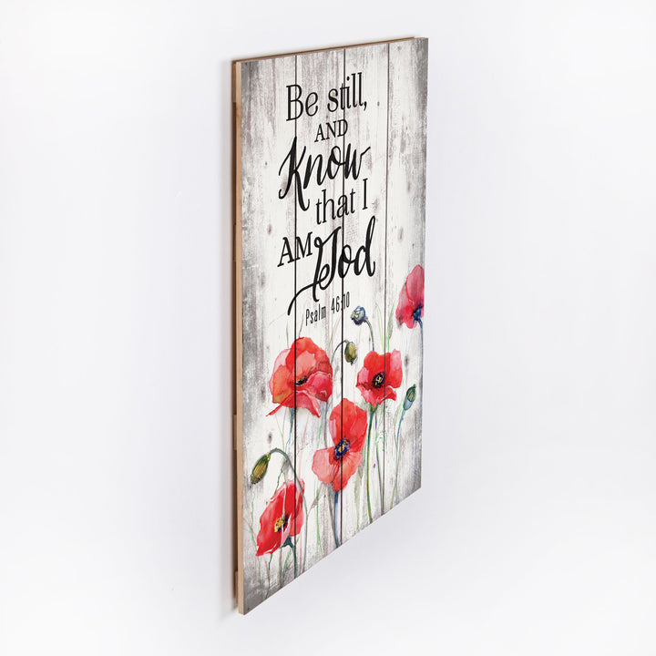Be Still And Know Psalm 46:10 Pallet Décor