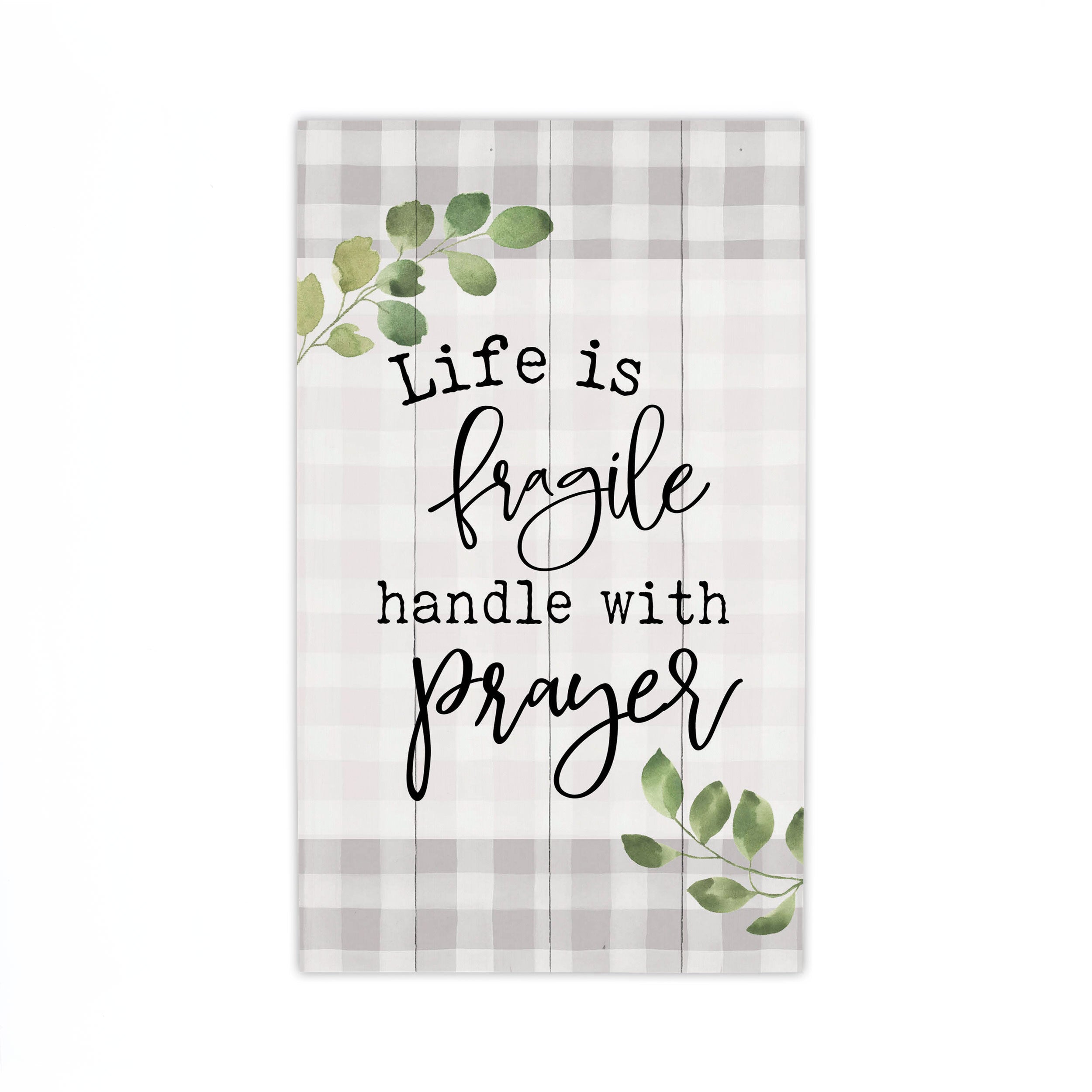 **Life Is Fragile Handle With Prayer Pallet Decor