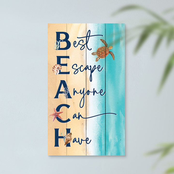 Beach Best Escape Anyone Can Have Pallet Décor