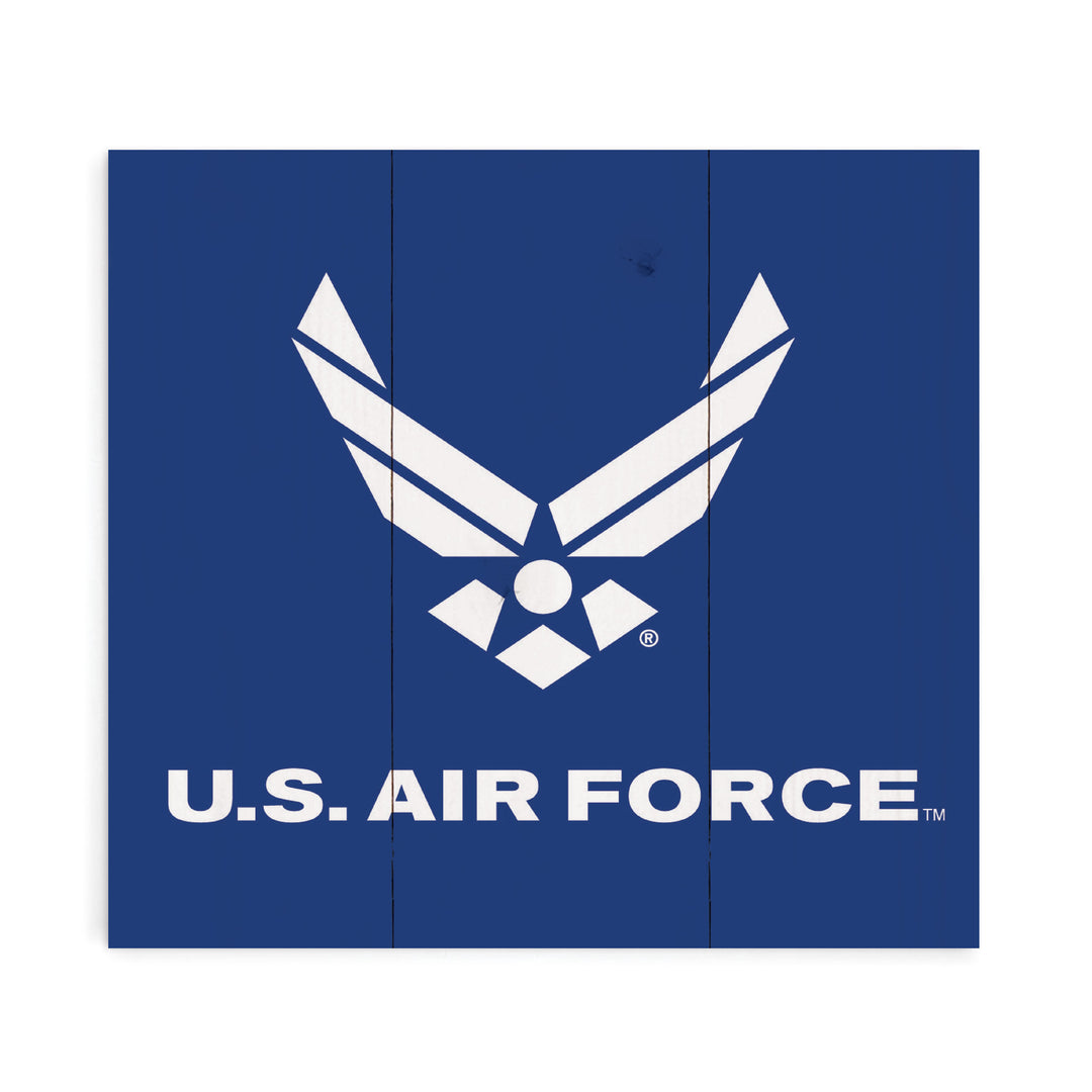 Air Force Logo Pallet Décor