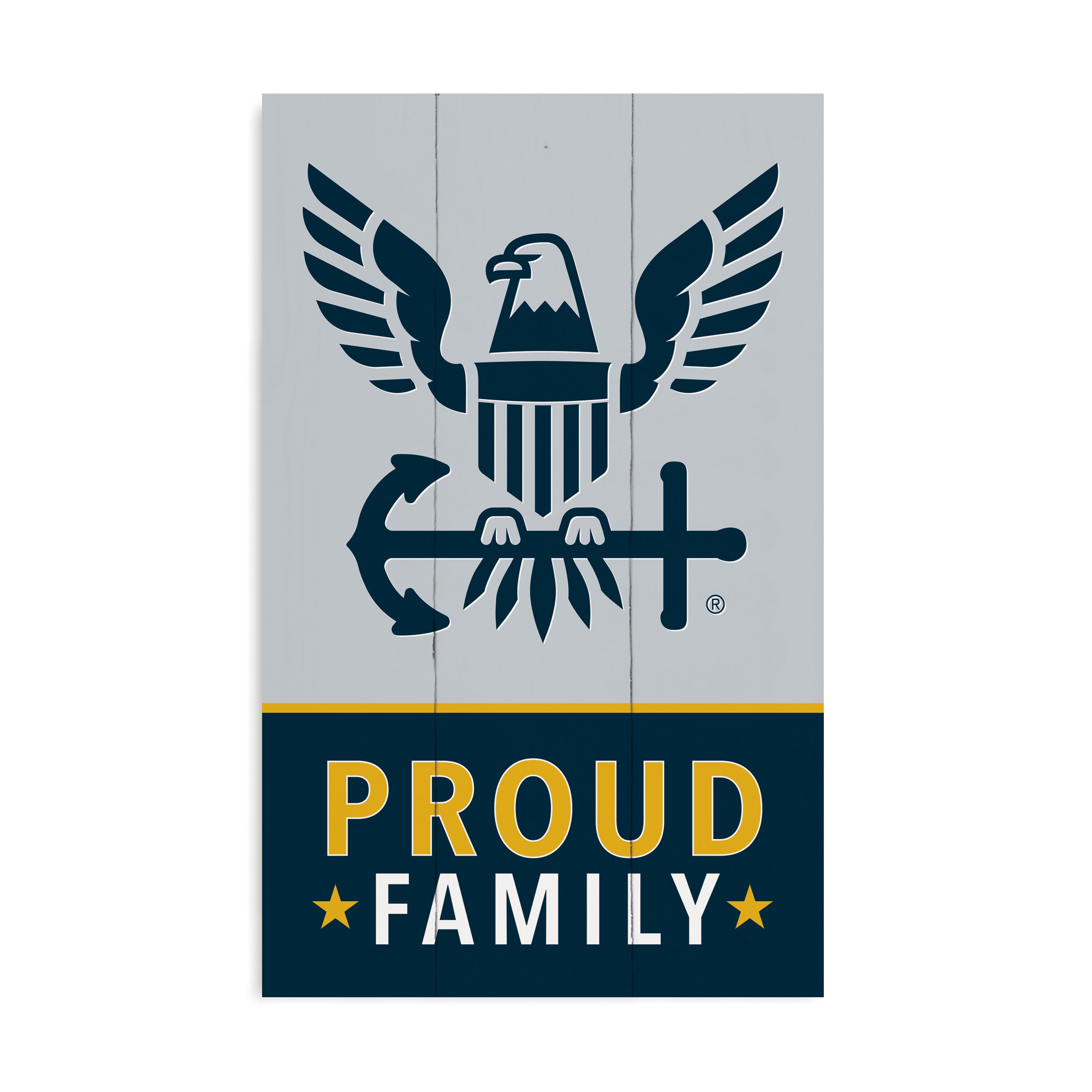 US Navy Proud Family Pallet Décor
