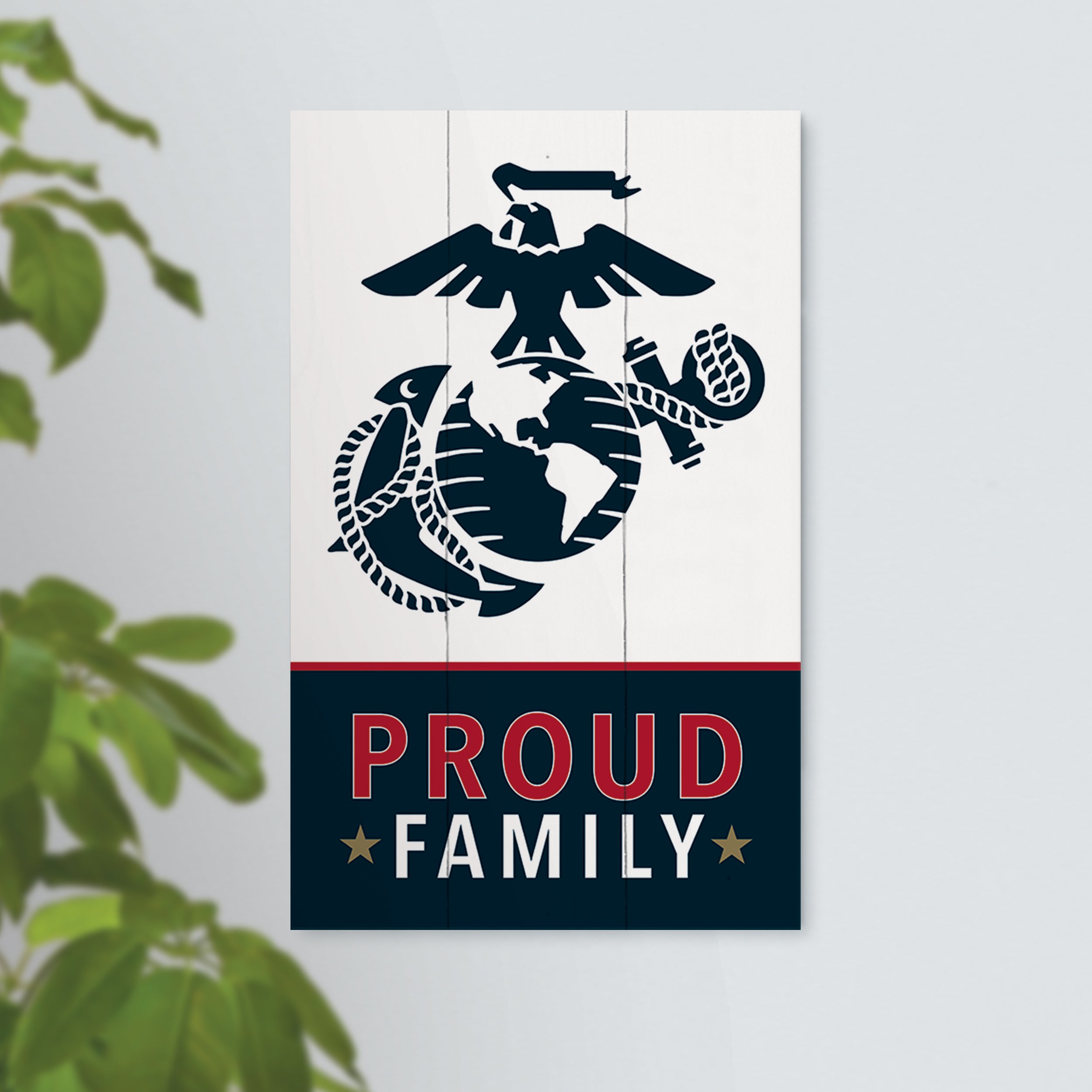 USMC Proud Family Pallet Décor