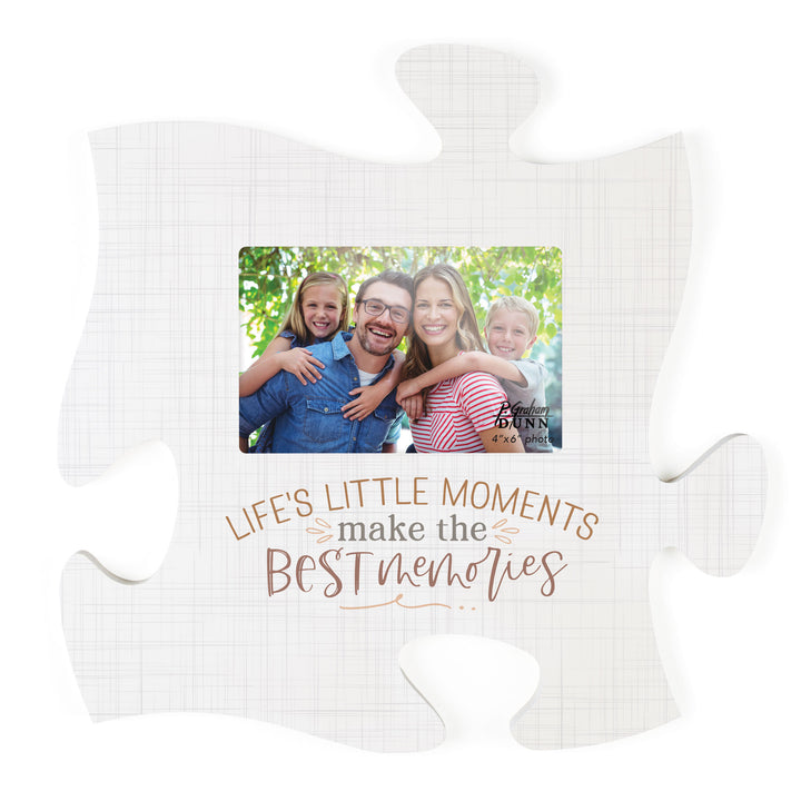 Life's Little Moments Puzzle Piece Photo Frame (4x6 Photo)