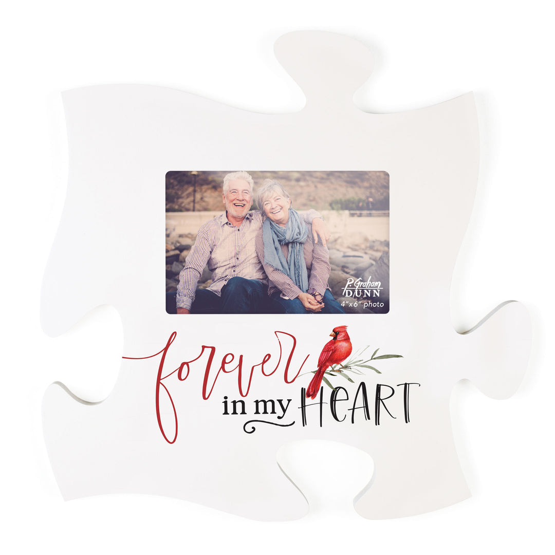 Forever In My Heart Puzzle Piece Photo Frame (4x6 Photo)