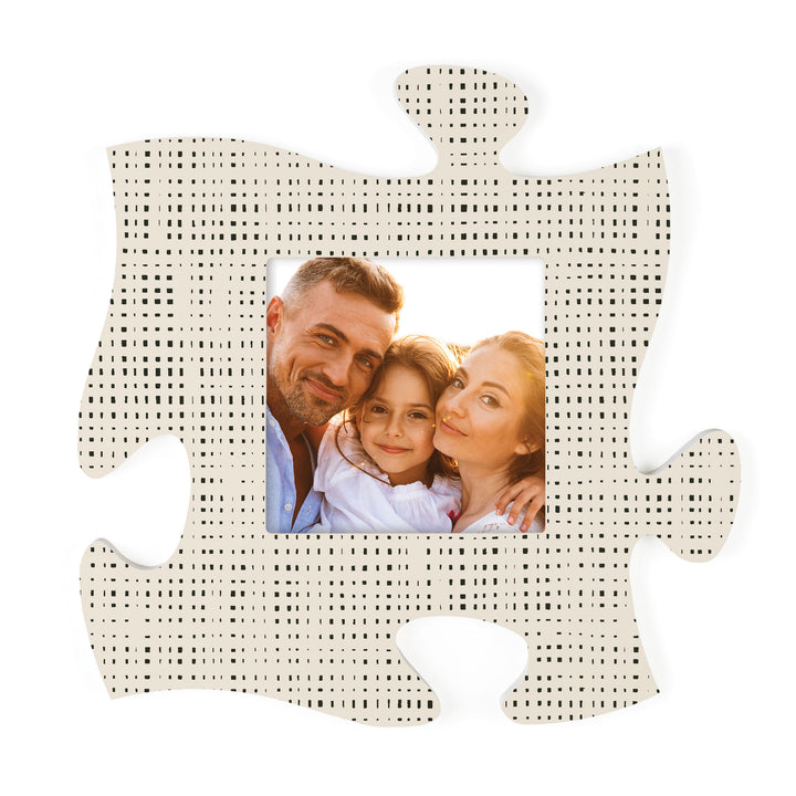 Thatched Photo Frame Puzzle Piece