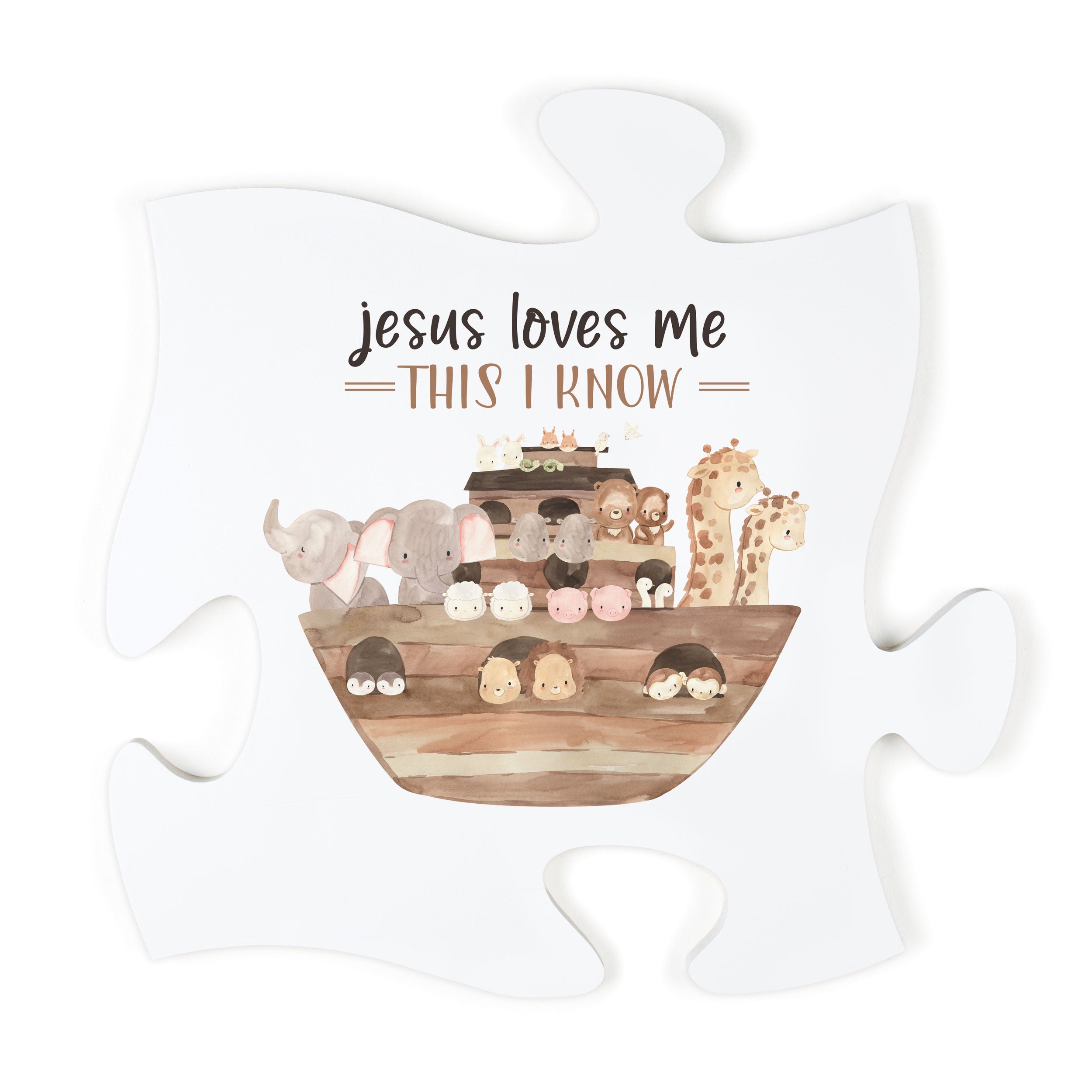 Jesus Loves Me This I Know Puzzle Piece