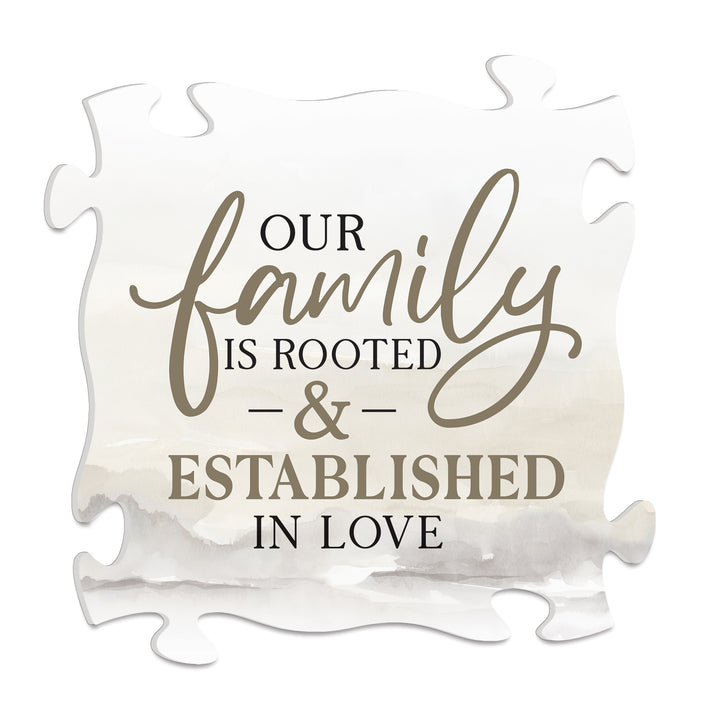 Our Family Is Rooted And Established In Love Puzzle Piece
