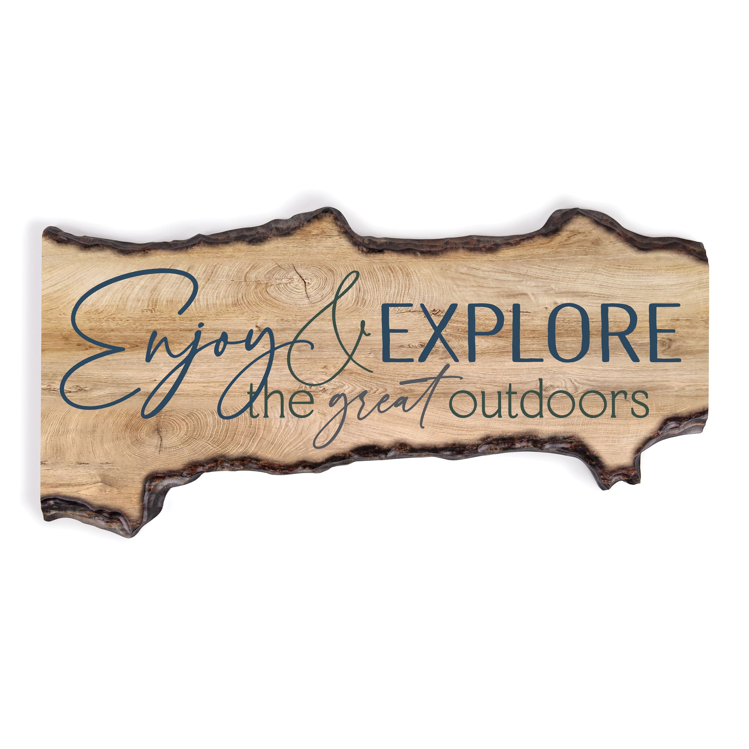 Enjoy And Explore The Great Outdoors Barky Sign