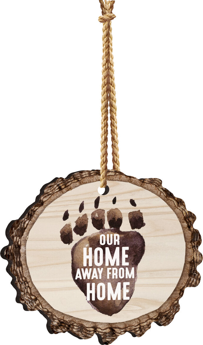 Our Home Away From Home Barky Hanging Sign