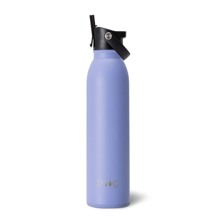 Personalized Swig Hydrangea Flip + Sip Water Bottle (20oz)