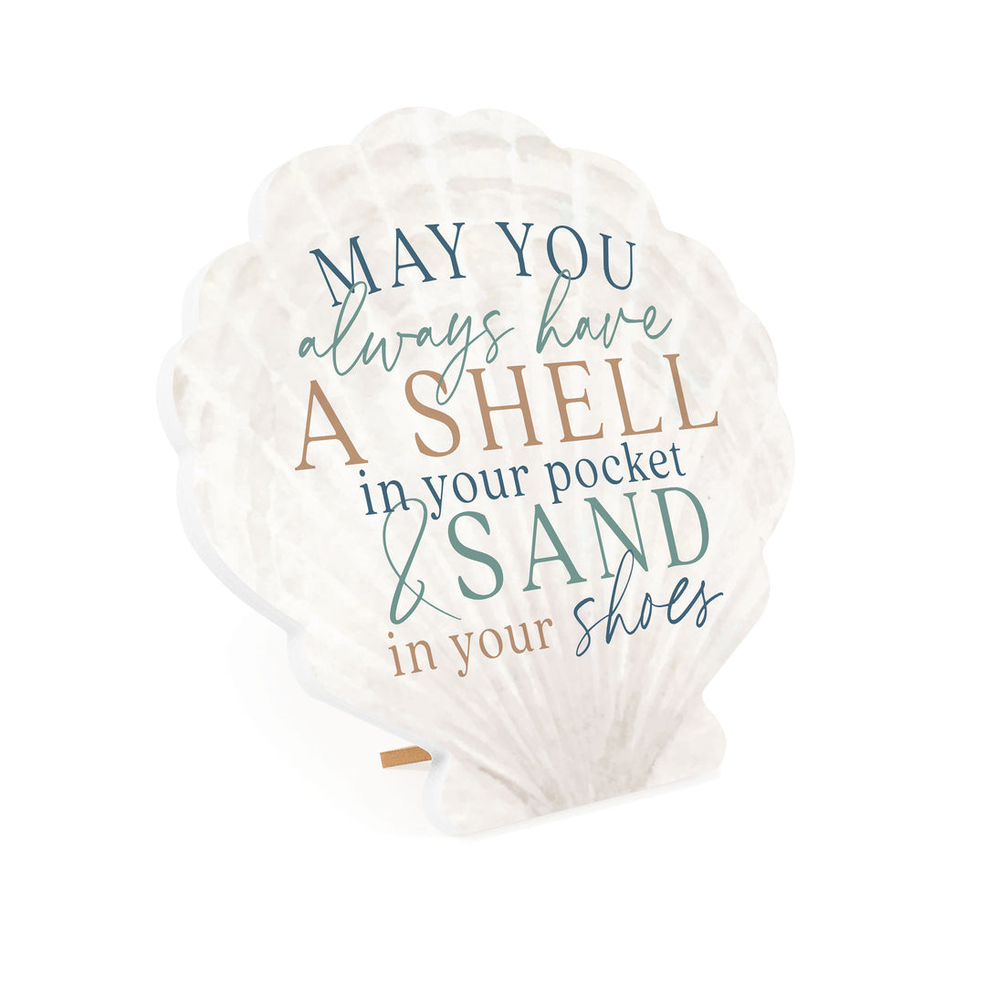 May You Always Have A Shell In Your Shell Shape Wall Décor