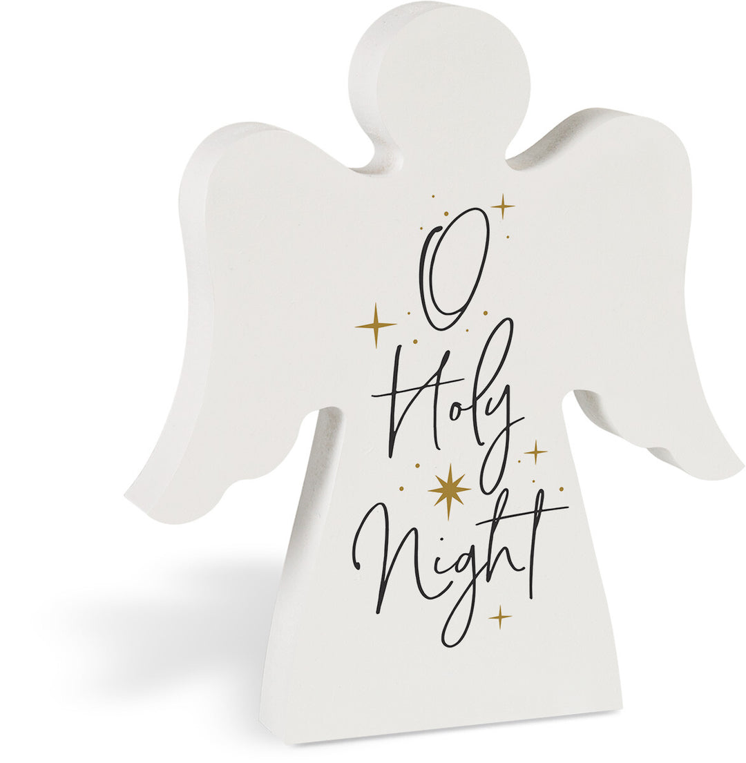 O Holy Night Angel Shape Décor