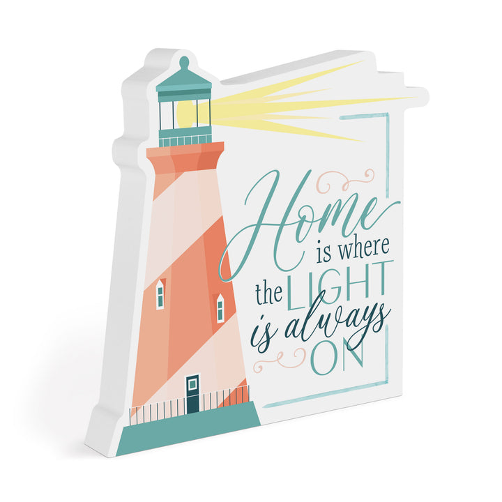 Home Is Where The Light Is Always On Lighthouse Shape Décor