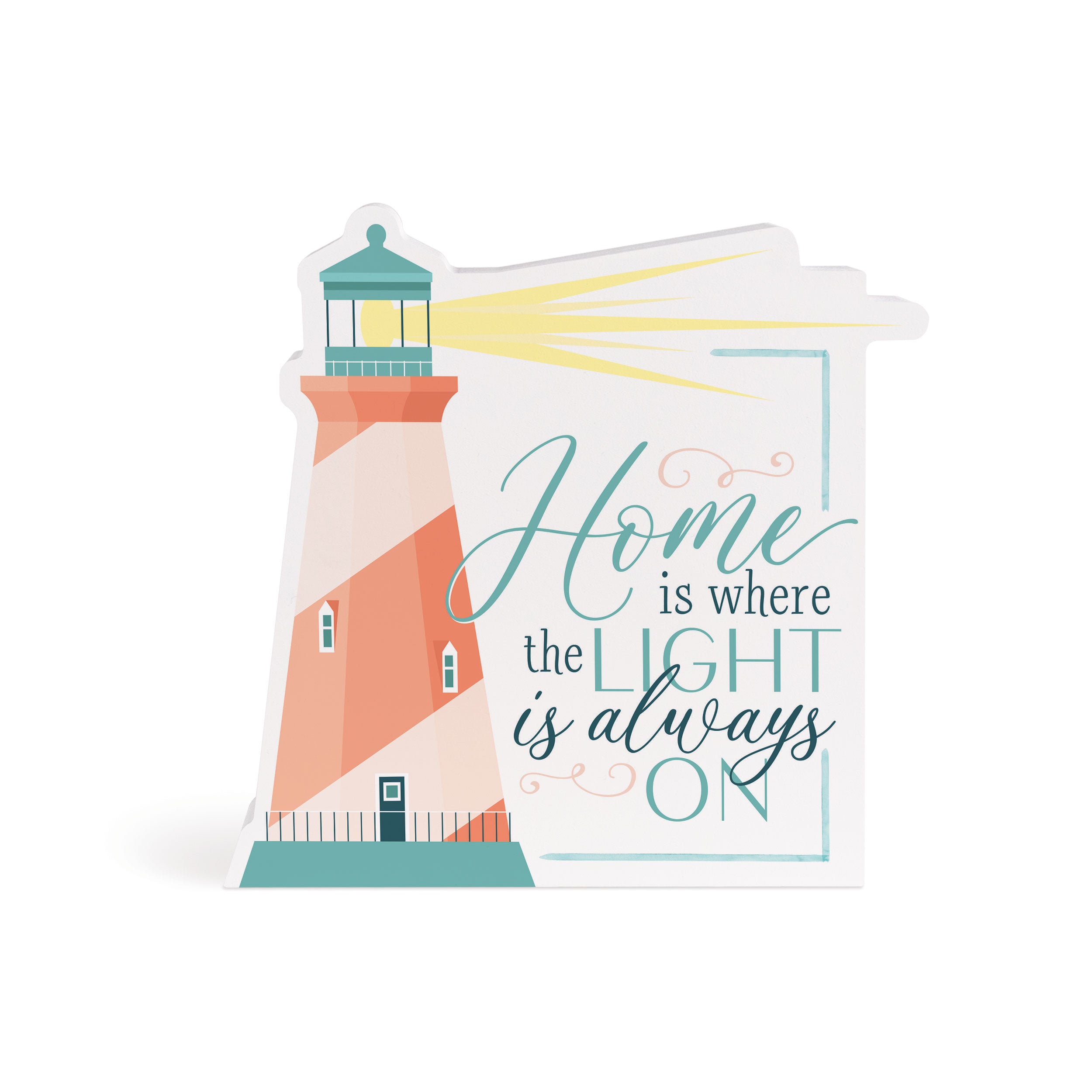 Home Is Where The Light Is Always On Lighthouse Shape Décor