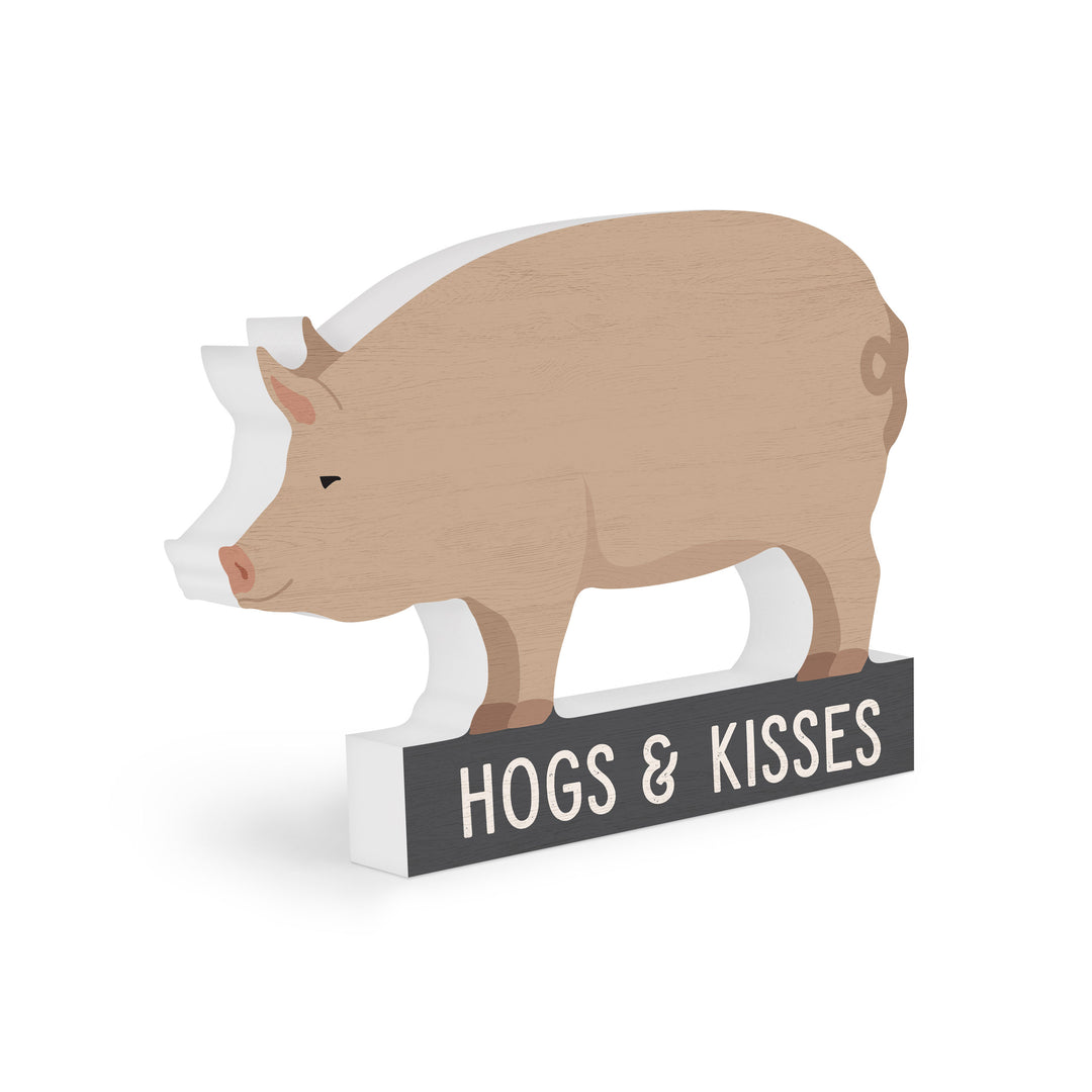 Hogs And Kisses Shape Décor