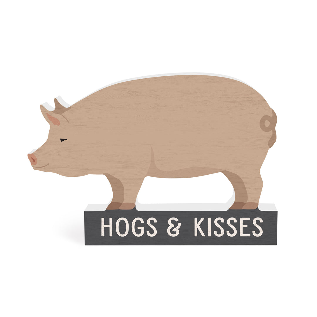 Hogs And Kisses Shape Décor