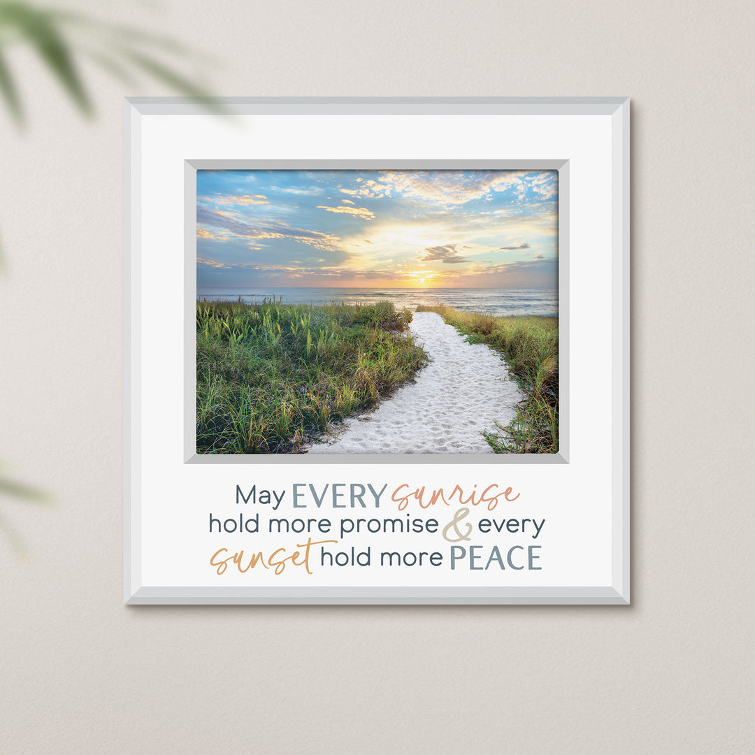 May Every Sunrise Hold More Promise Carved Framed Art