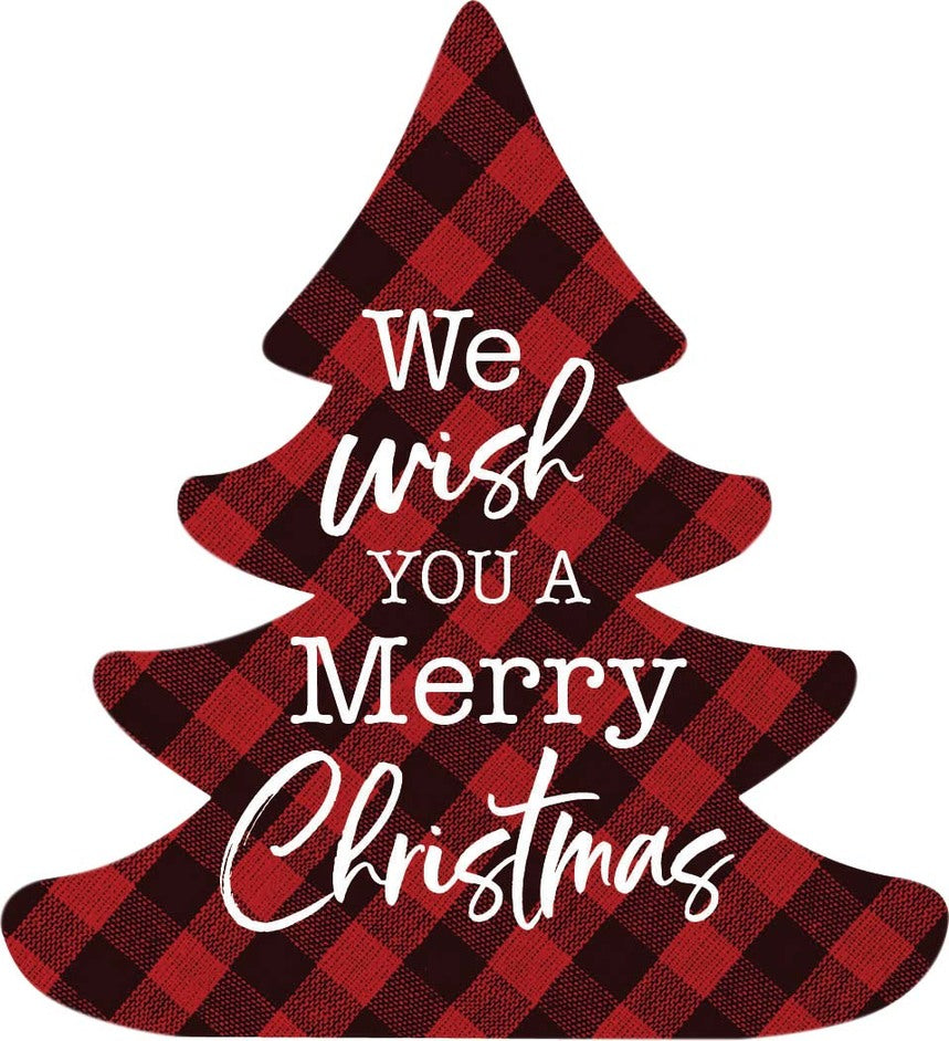 We Wish You A Merry Christmas Tree Small Shape