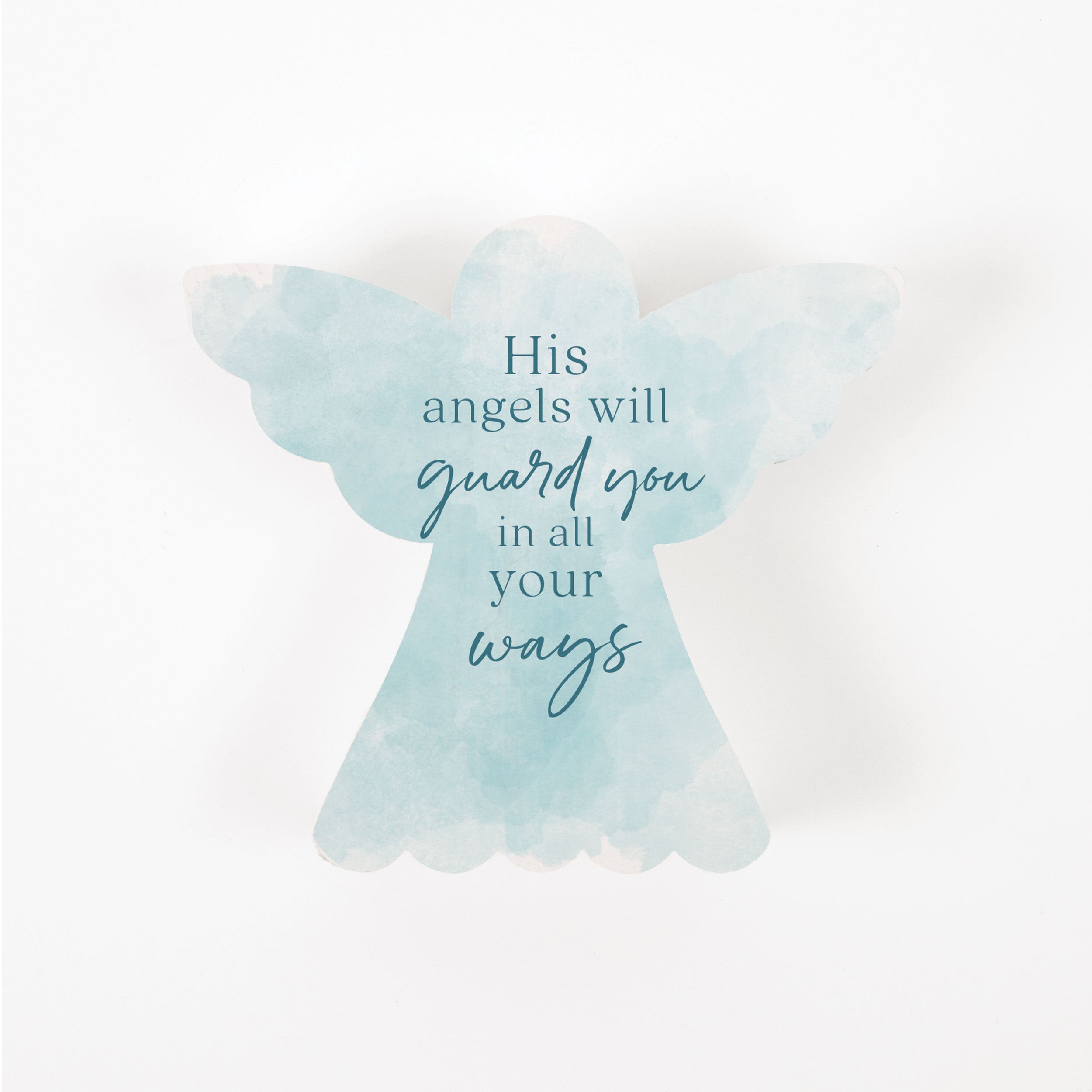His Angels Will Guard You In All Your Ways Angel Shape