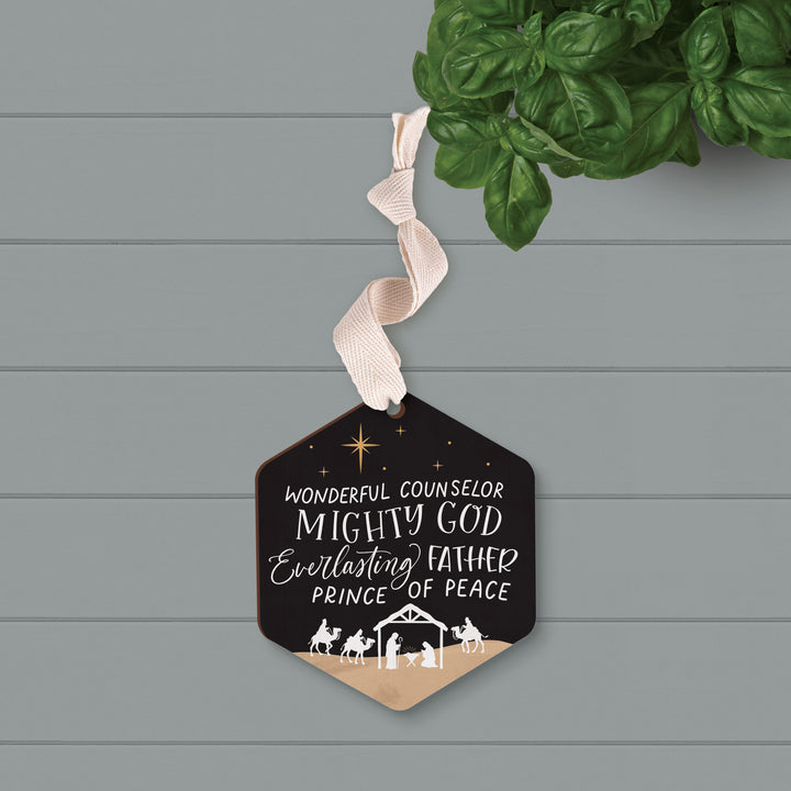 Wonderful Counselor Mighty God Ornament