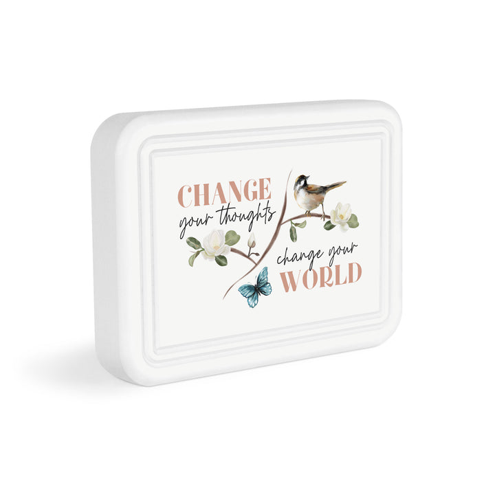 Changes Your Thoughts Change The World Ornate Tabletop Décor