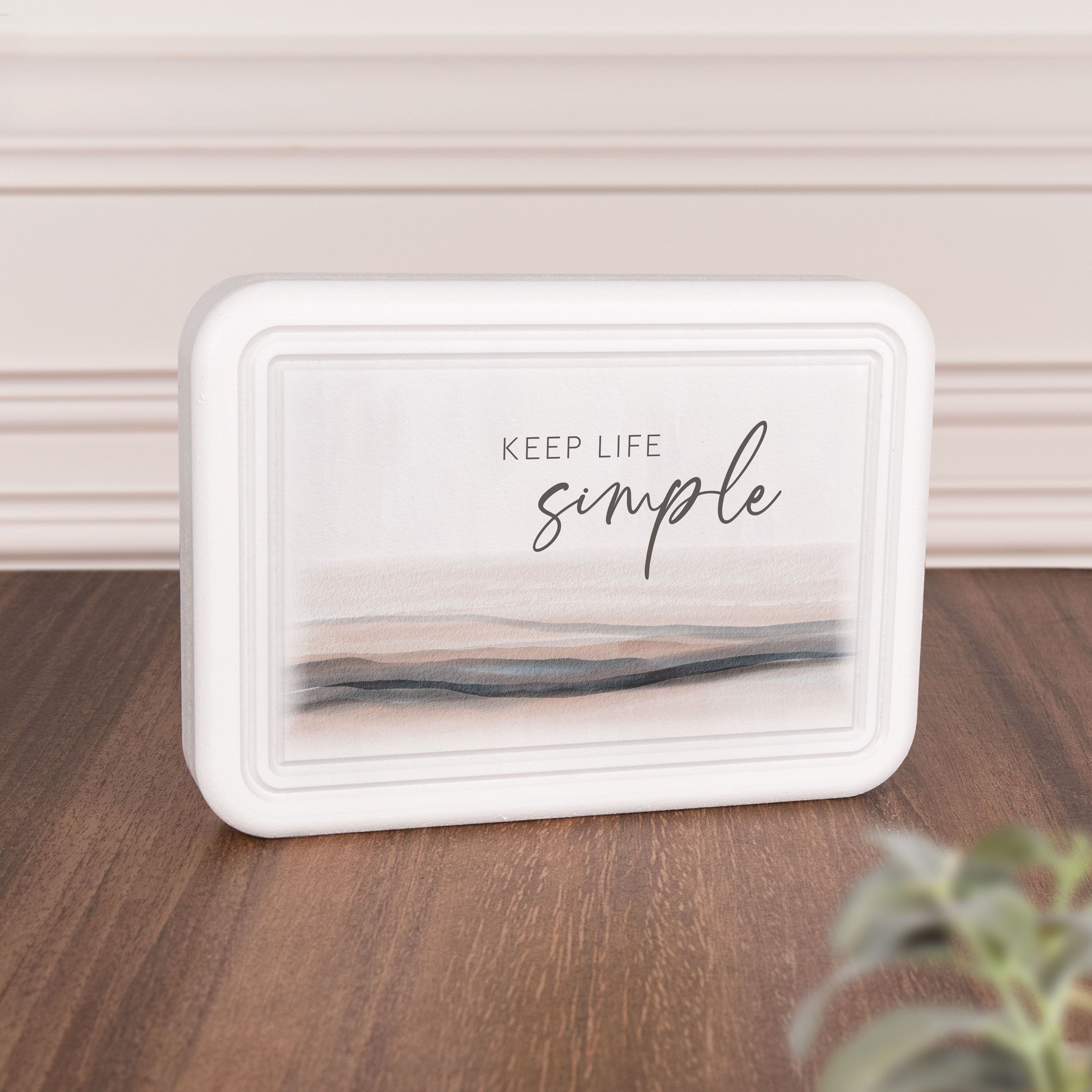 Keep Life Simple Ornate Tabletop Décor