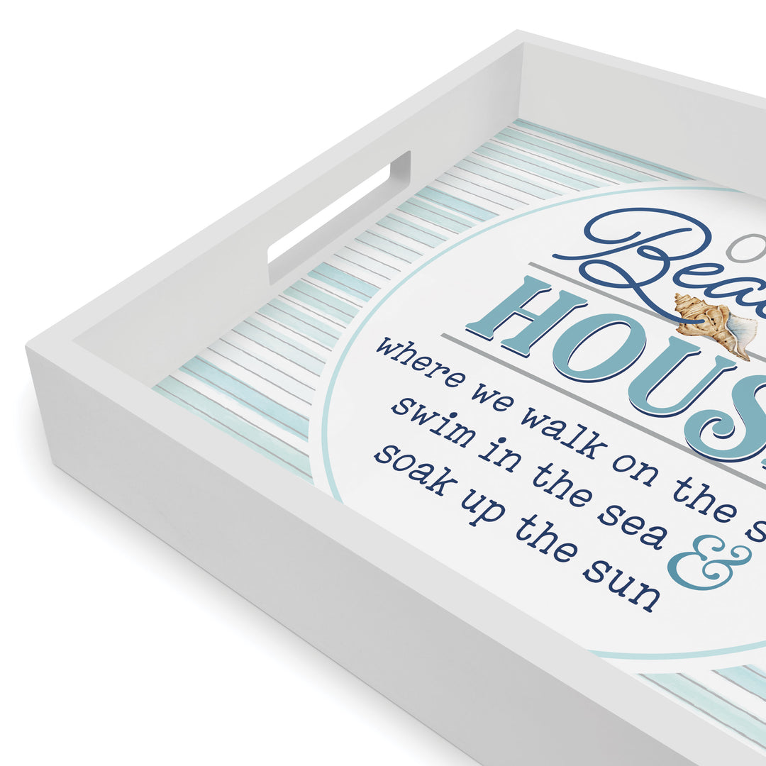Our Beach House Decorative Serving Tray