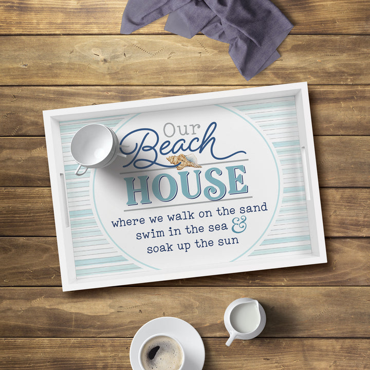 Our Beach House Decorative Serving Tray