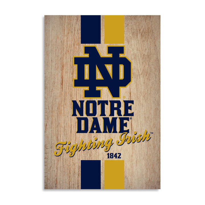 Notre Dame Fighting Irish Wall Sign