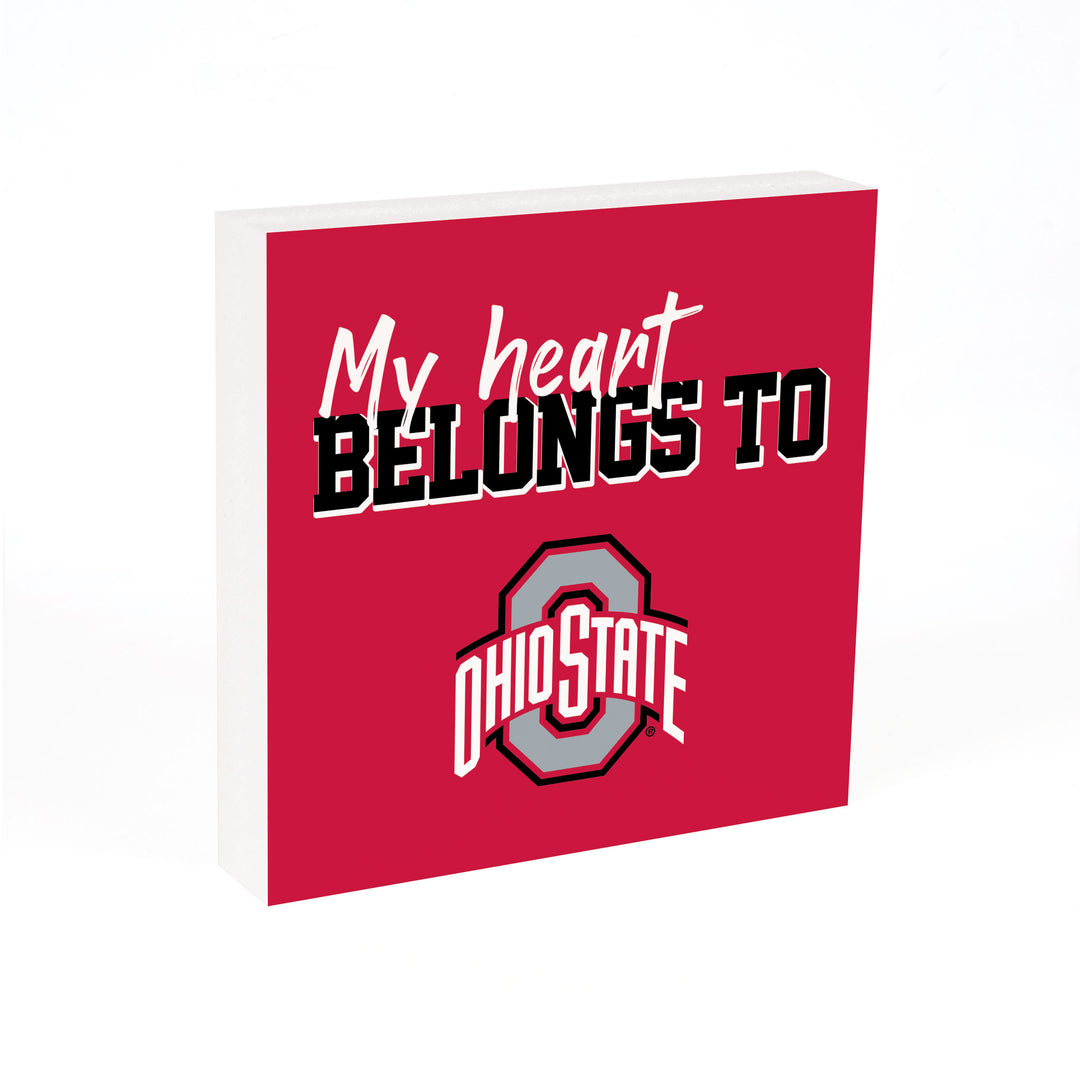 My Heart Belongs to OSU - The Ohio State University Word Block