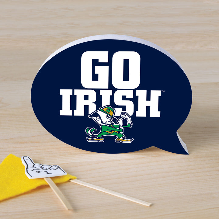 Logo and Chant - University of Notre Dame Word Bubble Sign