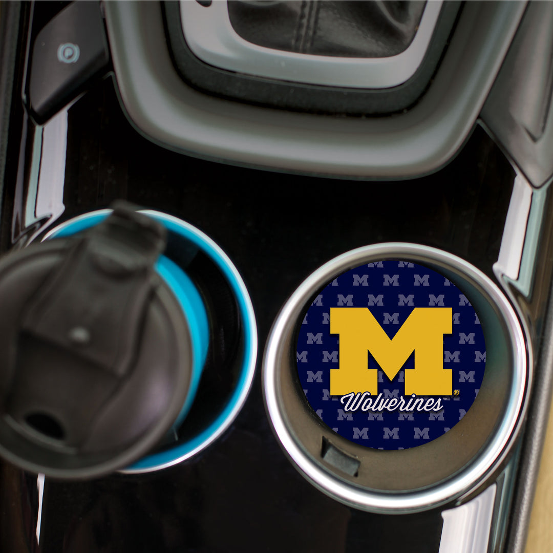 Color Logo - University of Michigan Car Coaster