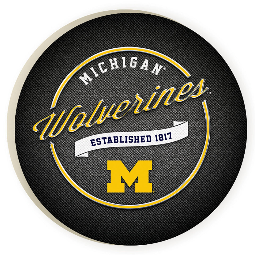 University of Michigan Metallic Logo