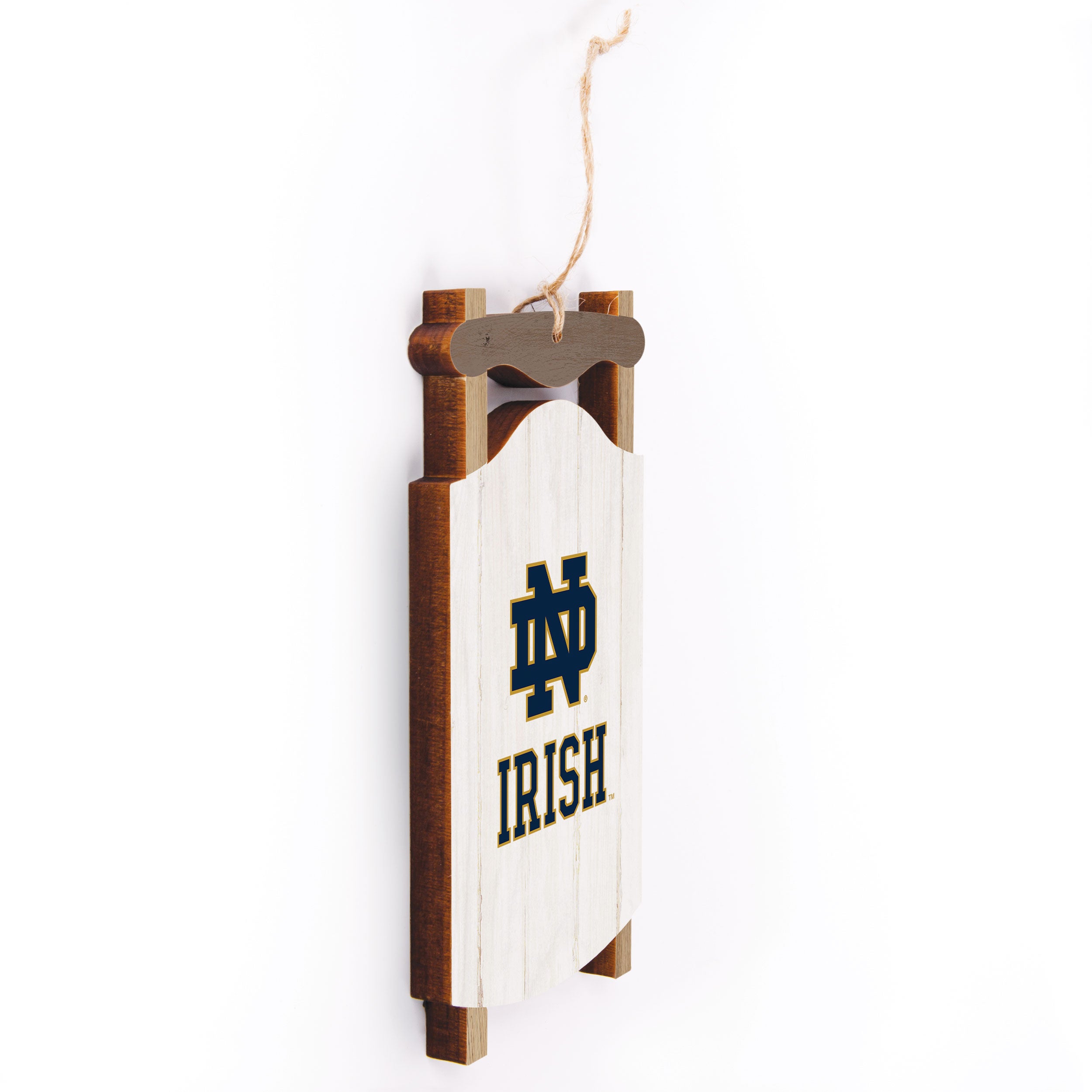 Team Logo - University of Notre Dame Sled Ornament