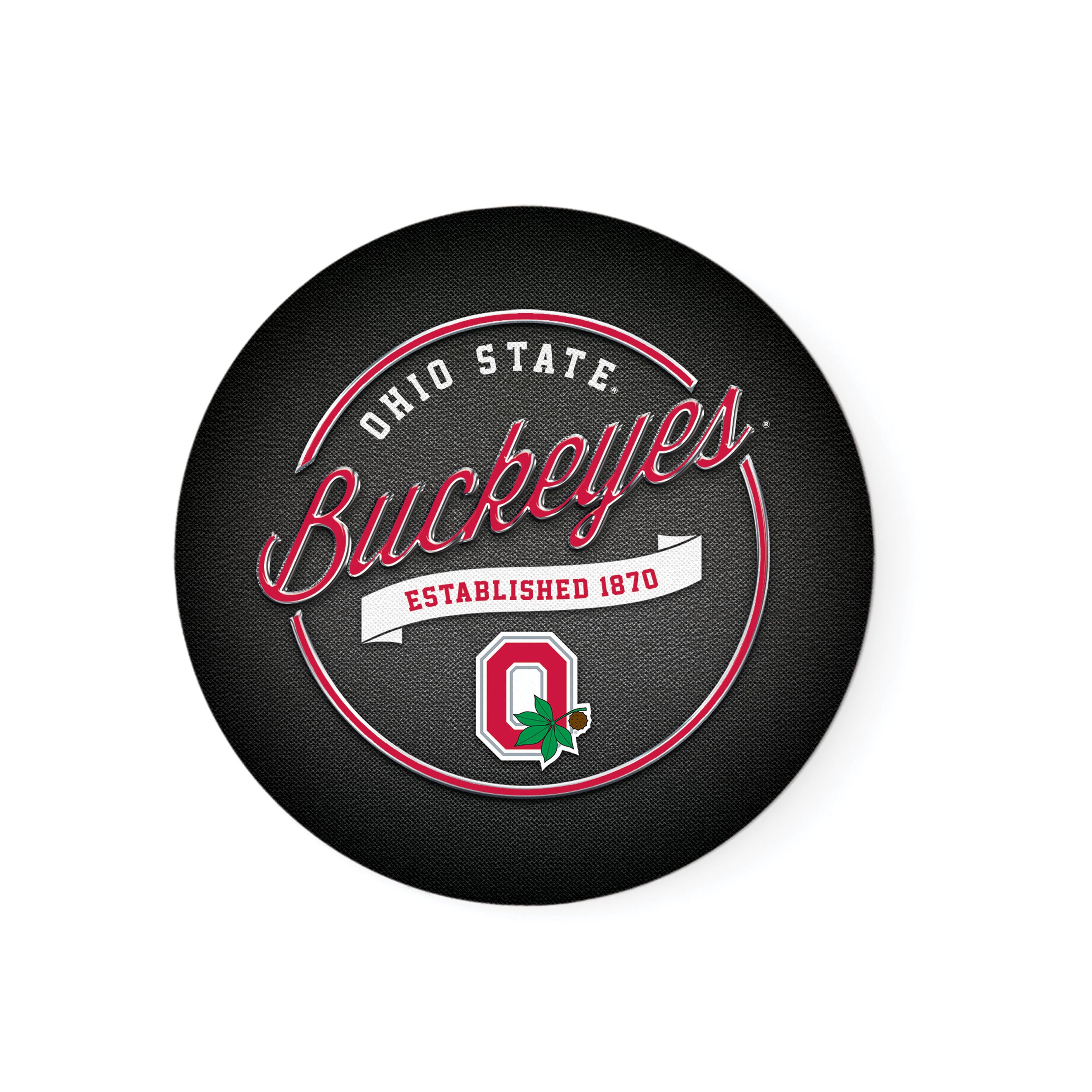 Metallic Logo - The Ohio State University Disposable Coasters