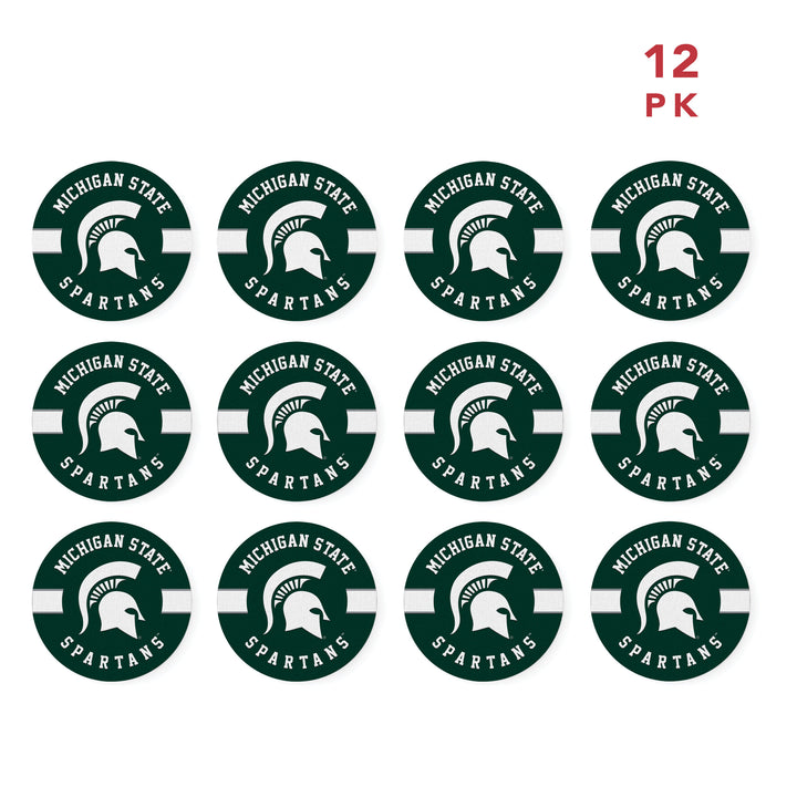 *School and Logo -Michigan State University Disposable Coasters